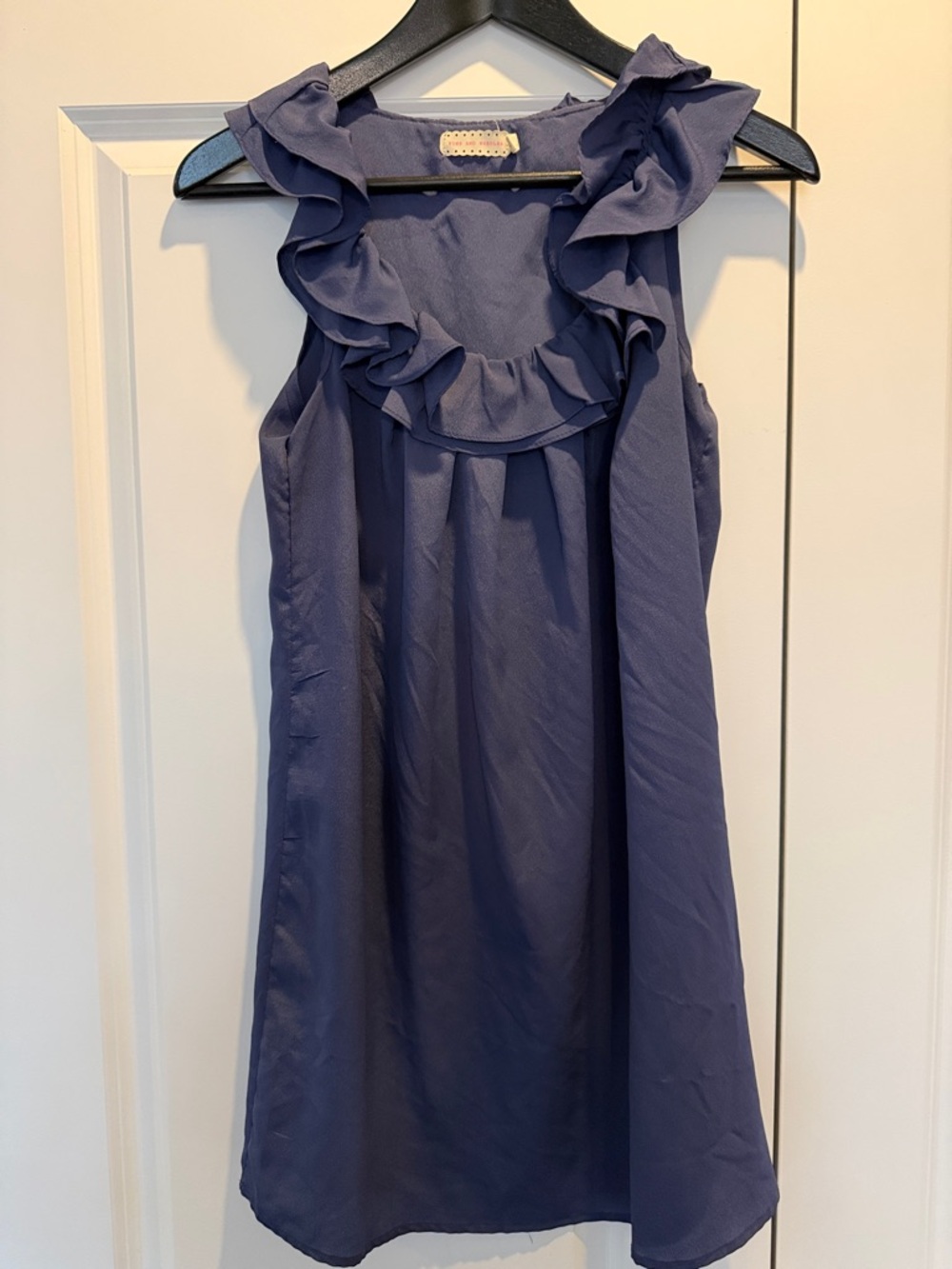 Pins & Needles Ruffle Neck Mini Dress